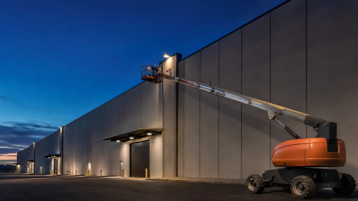Telescopic Boom Lifts jobsite access in McAllen