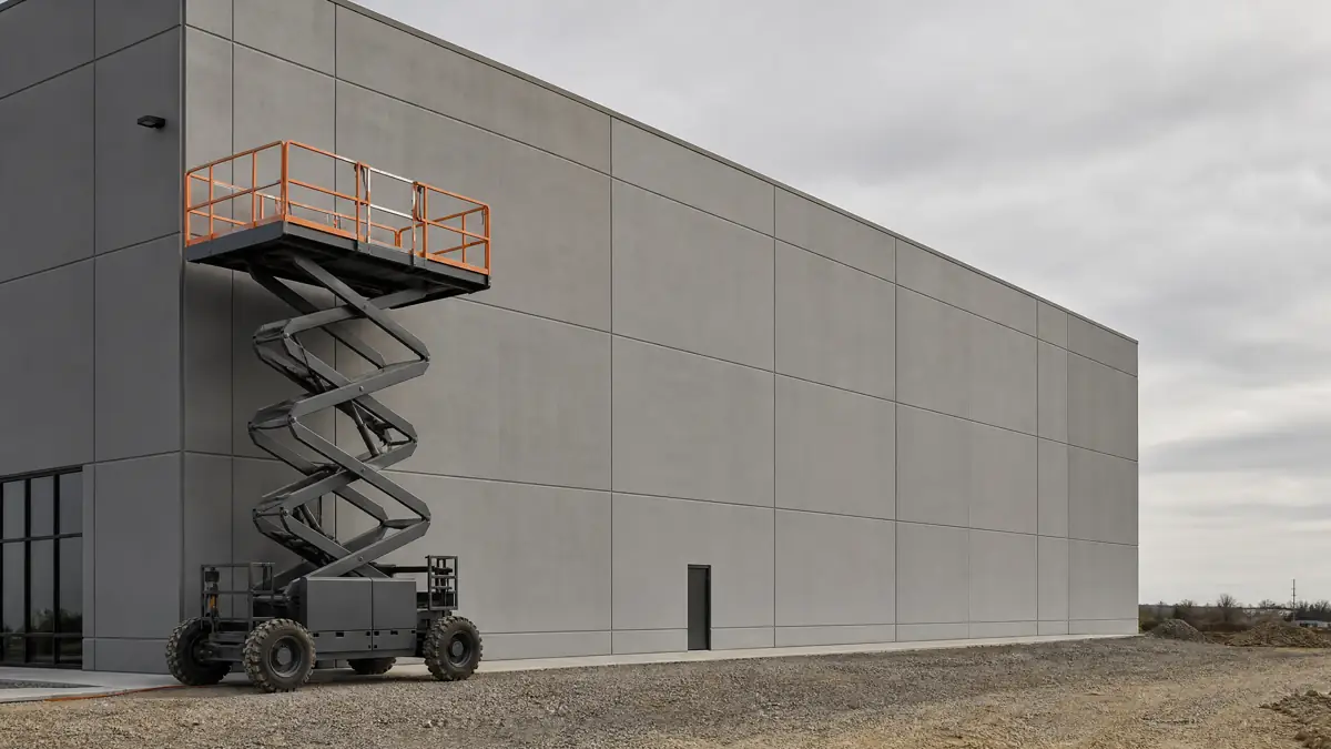 Rough Terrain Scissor Lifts jobsite access in McAllen