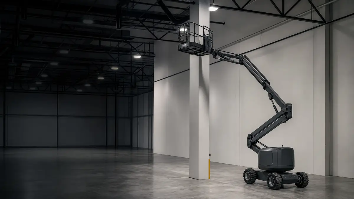 Articulating Boom Lifts jobsite access in McAllen